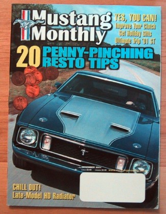 MUSTANG MONTHLY 2001 DEC - PAXTON's 289K, HOW-TOs